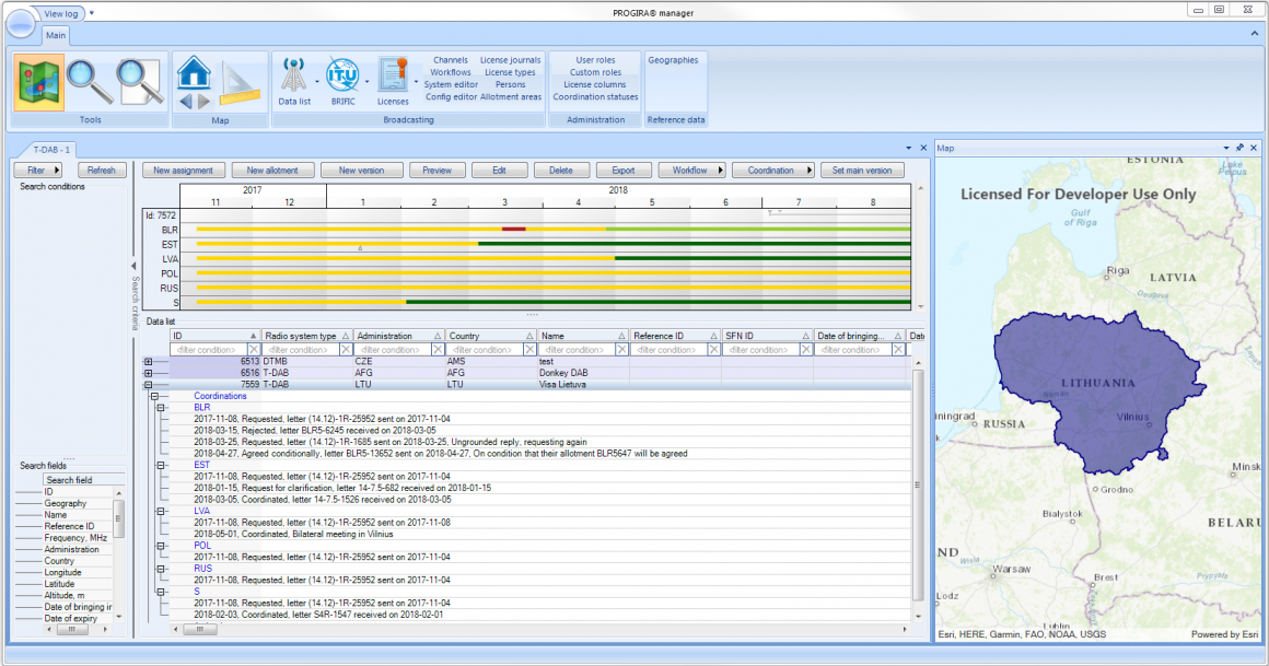 Automated Spectrum Management System - PROGIRA